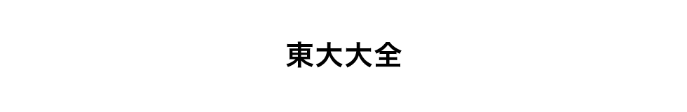 東大大全